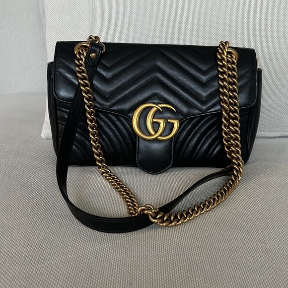 ‼️SOLD‼️GG Marmont small matelassé shoulder bag. - Picture 13 of 14
